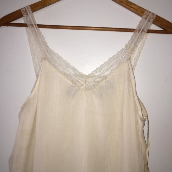 Off white creamy beige slip dress Angie size medium - Picture 2 of 12